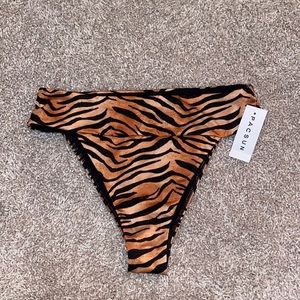 PACSUN Animal Print Swimsuit Bottoms